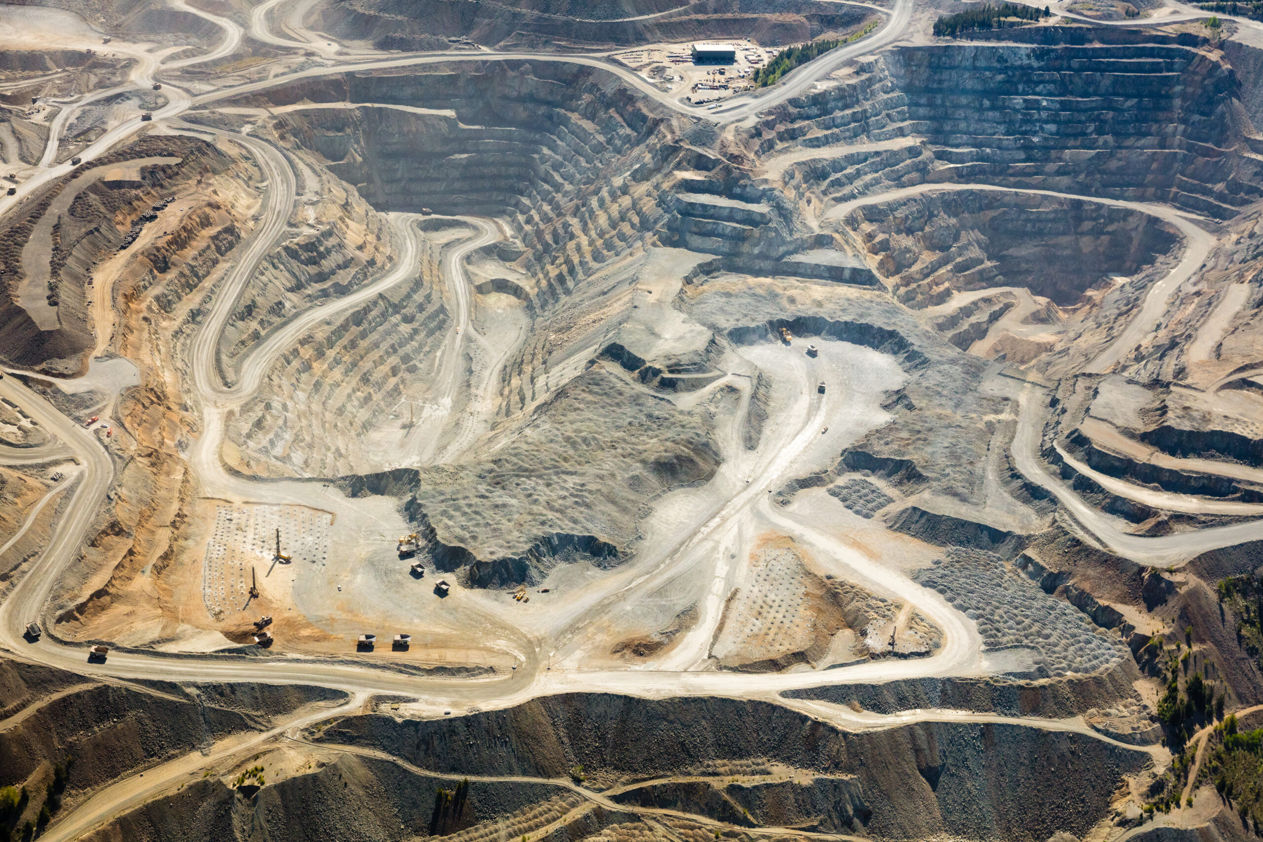 Aerial closeup of Copper Mountain Mine BC. Photo Benjamin Drummond 1 scaled