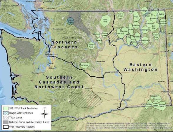 WDFW wolf report map 2021 1