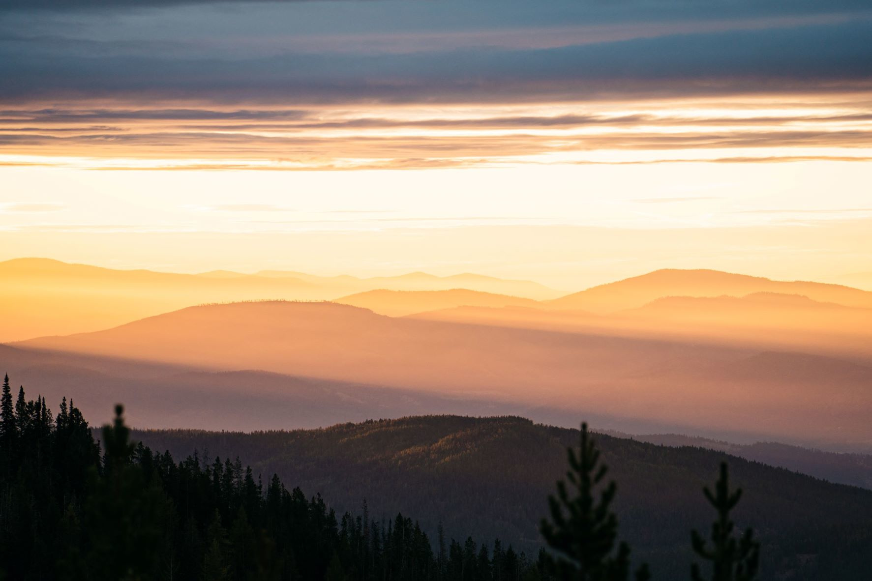 Sunset from Kettle Crest BenMatthews 08440